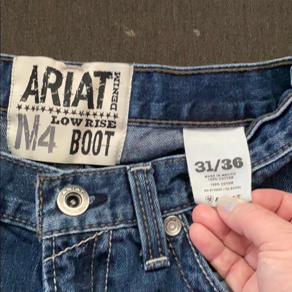 Ariat M4 lowrise boot cut 31/36 men’s jeans